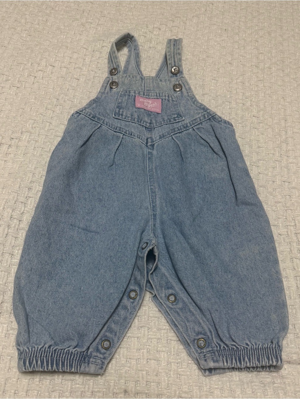 Oshkosh vintage baby girl overalls. 3/6 months.